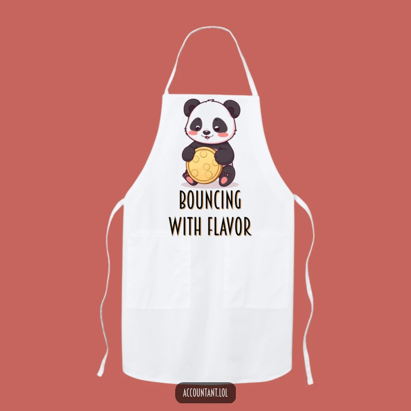 Funny Panda Coin Apron: Cook with Playful Energy