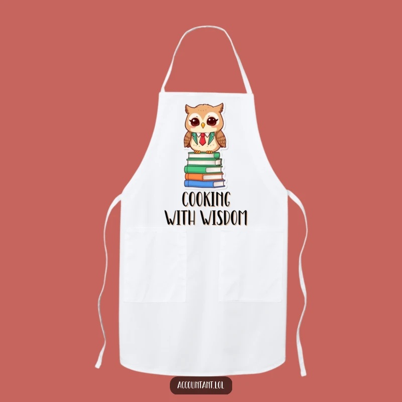 Funny Owl Accountant Apron - Kitchen Wise Chef Gift