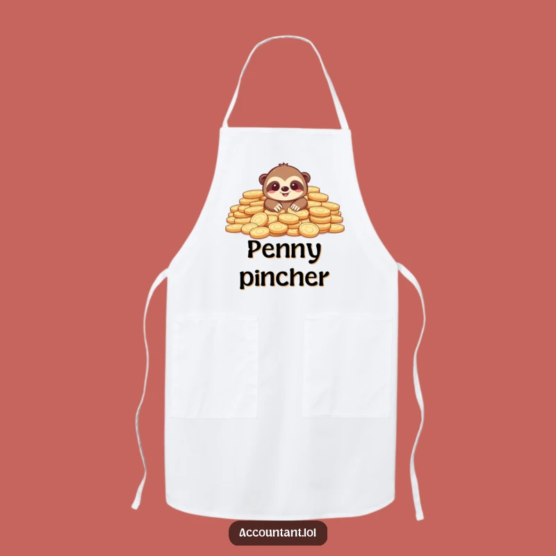 Funny Sloth Apron: Rich Chef Design - Hilarious Kitchen Wear, Perfect Funny Gift