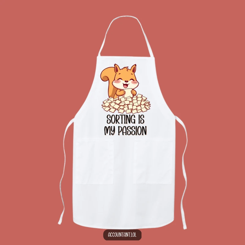 Funny Squirrel Apron - Kitchen Humor for Organized Cooks