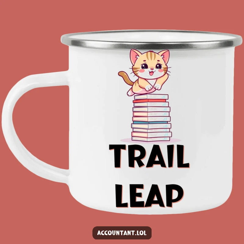 Funny Kitten Camping Mug: Campfire Leaps - Durable & Hilarious Outdoor Gear, Great Funny Gift