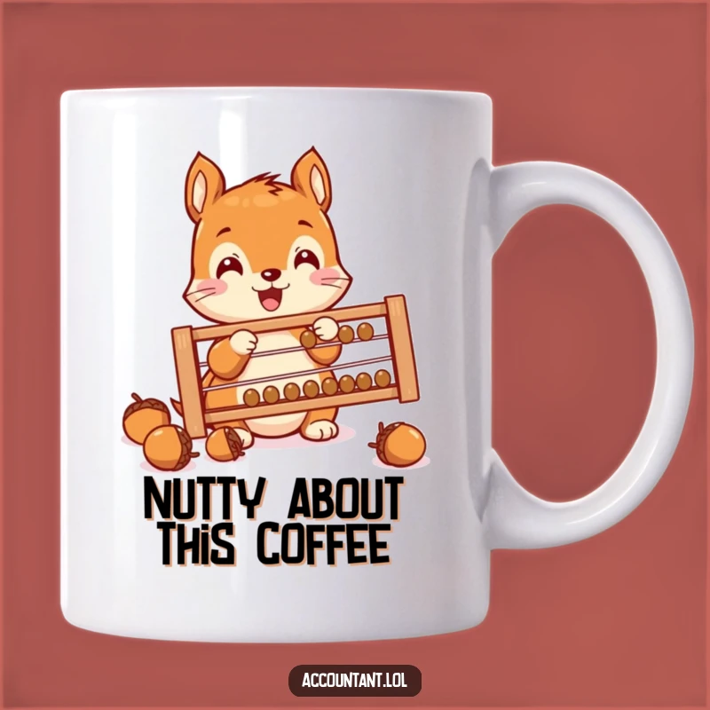 Funny Squirrel Saver Mug: Hilarious Acorn Counting Humor Gift for Squirrel Fans
