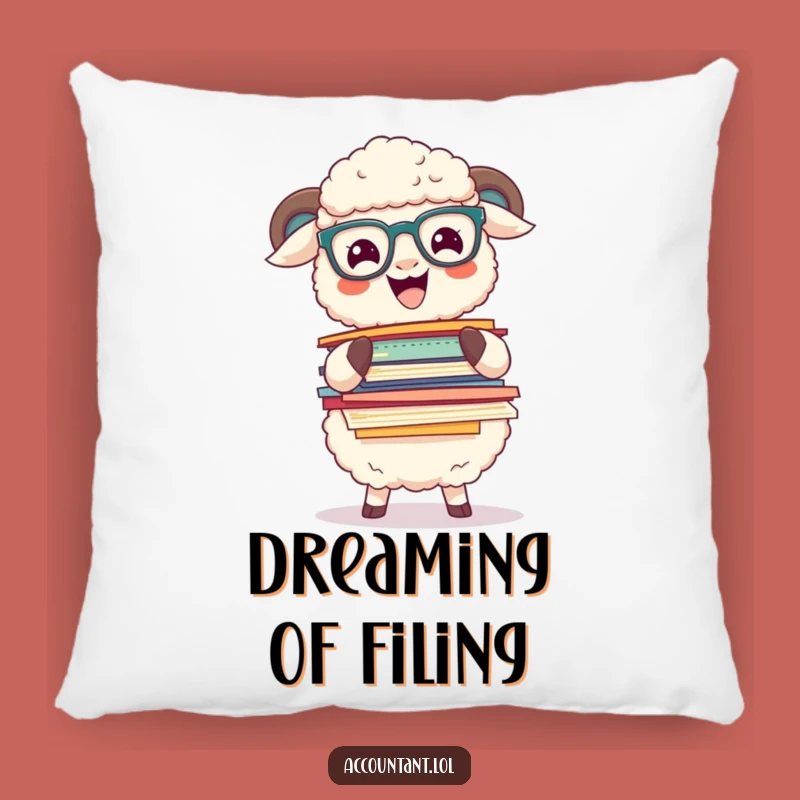 Funny Sheep Paper Balance Pillow: Hilarious Accent Pillow for Cozy Office Comfort
