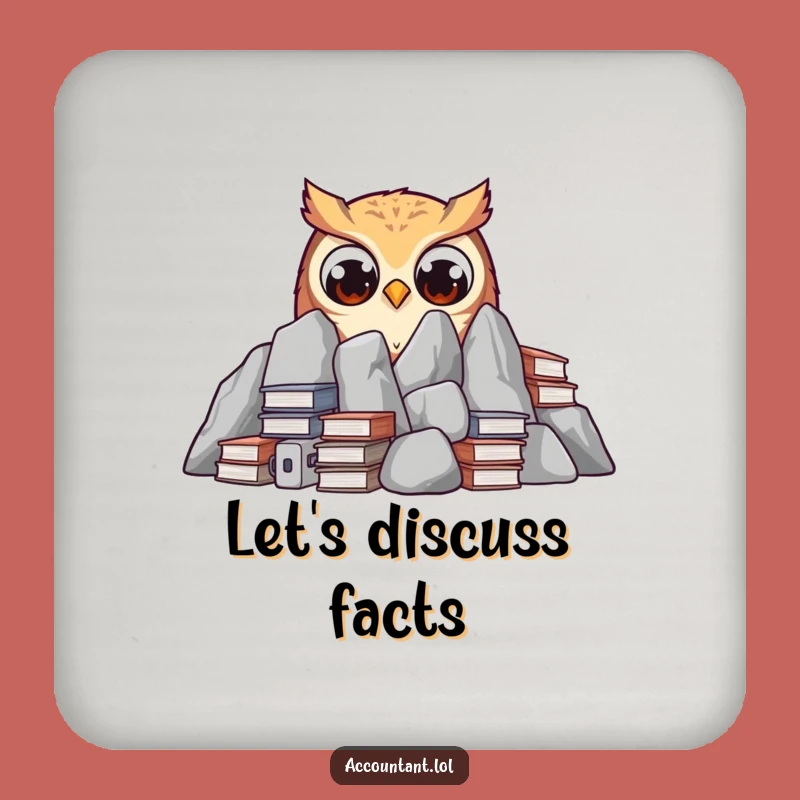 Funny Owl Ledger Drink Coaster: Hilarious Protection for Your Surfaces