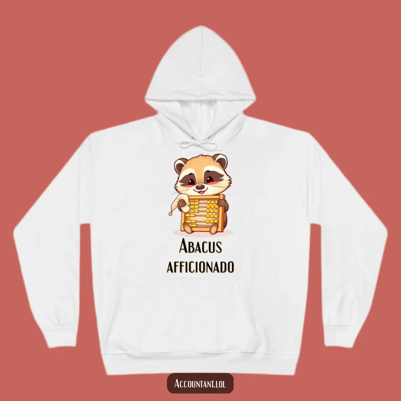 Funny Badger Abacus Hoodie: Cozy Calculation & Humor Sweatshirt