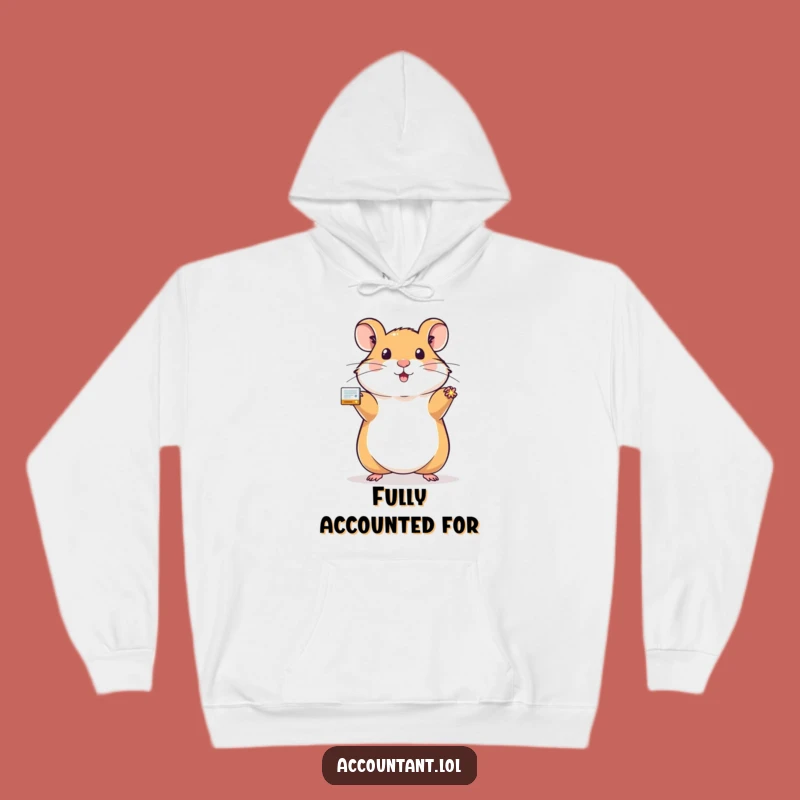Funny Hamster Ledger Hoodie: Cozy Up with Financial Confidence