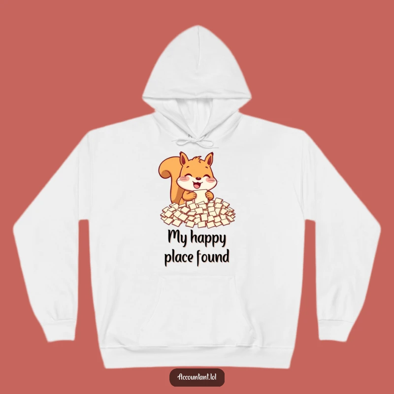 Funny Squirrel Hoodie - Cozy Apparel for the Organized & Amused
