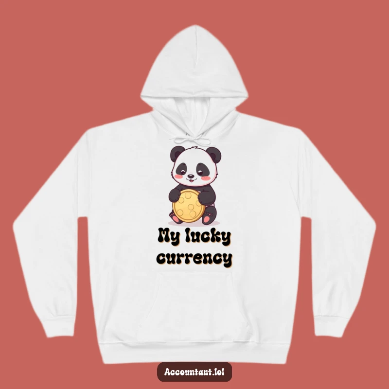 Funny Panda Coin Hoodie: Cozy Up with Playful Luck