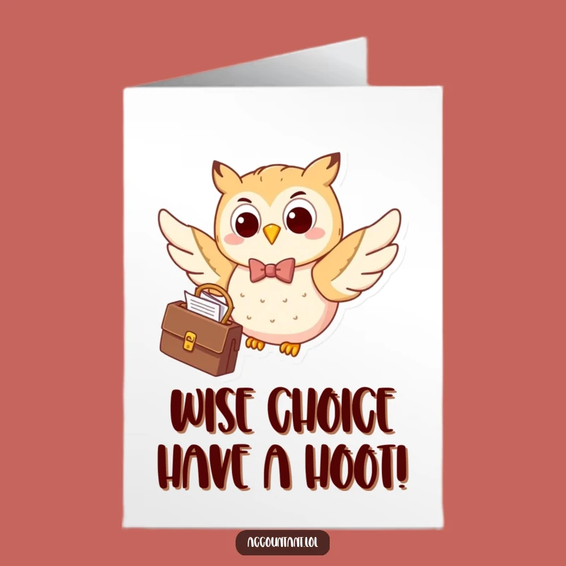 Funny Free Printable Birthday Card: Owl Executive, Hilarious Downloadable Surprise Gift