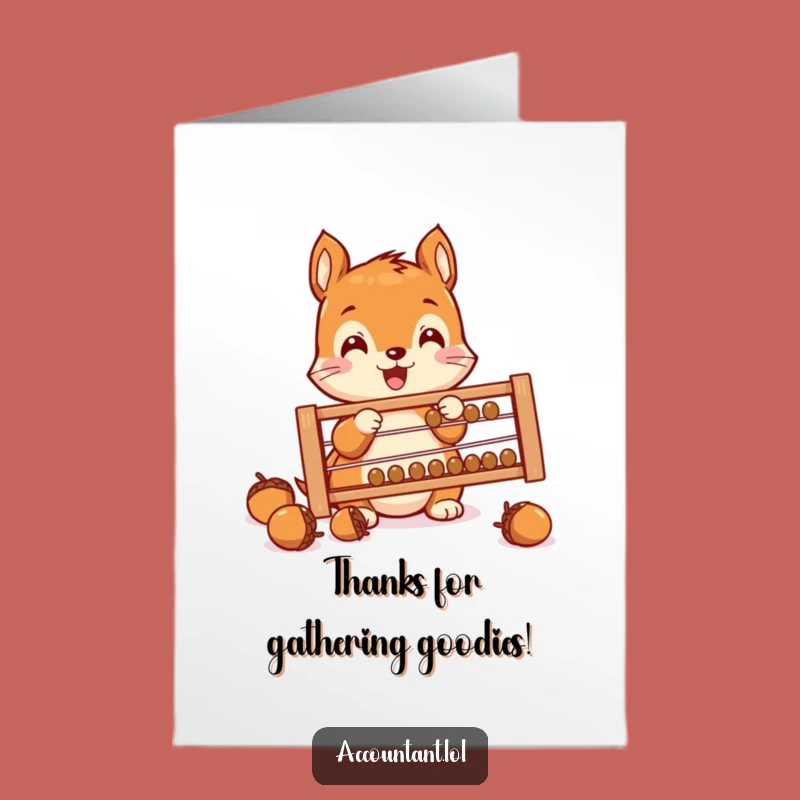 Free Printable Funny Squirrel Thank You Card: Count Your Gratitude with This Hilarious Downloadable Gift!