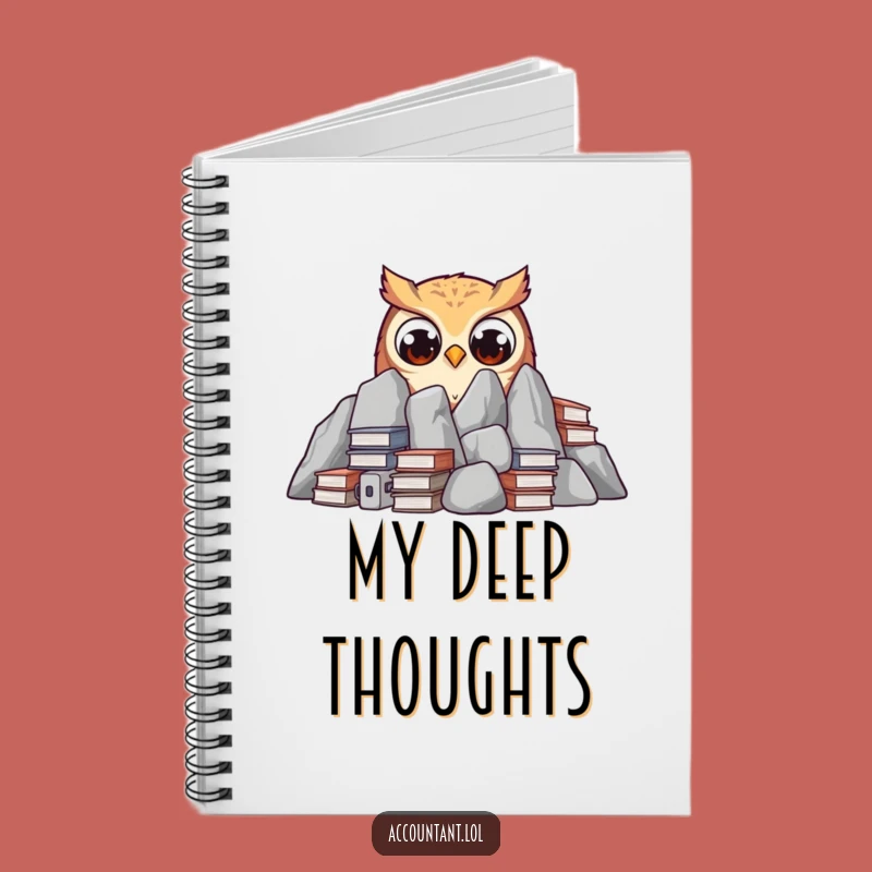 Funny Owl Ledger Notebook: Hilarious Journal for Curious Notes