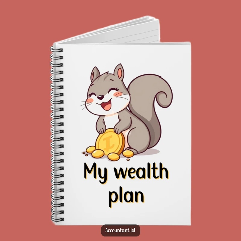 Funny Squirrel Treasure Notebook: Jot Down Ideas with This Joyful Collector