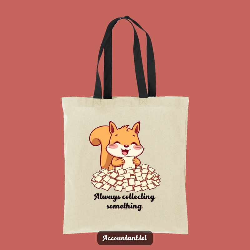 Funny Squirrel Tote Bag - Carry Your Essentials With Hilarious Organization