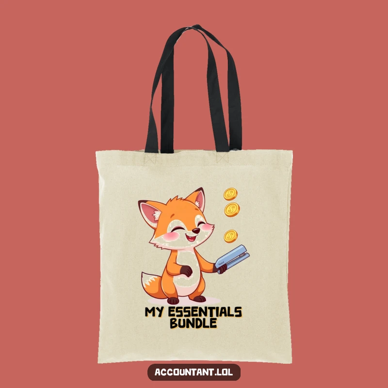 Funny Fox Juggling Tote: Hilarious Bag for Busy Bees & Organizers